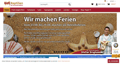 Desktop Screenshot of ms-reptilien.de